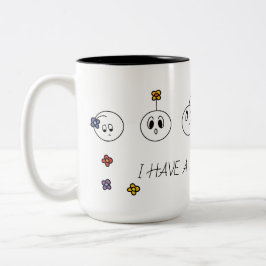 Taza Bicolor Tengo muchas sensaciones