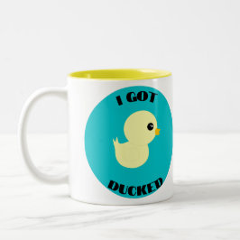 Taza Bicolor Tengo Mug Duckeada