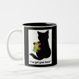 Taza Bicolor Tengo tu espalda