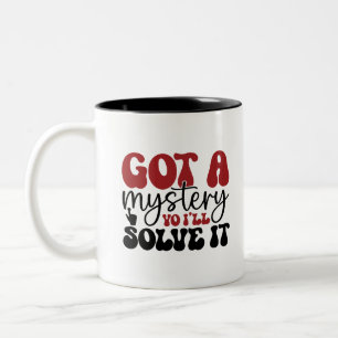 Taza Bicolor Tengo un misterio que voy a resolver