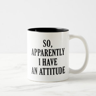 Taza Bicolor Tengo Una Actitud