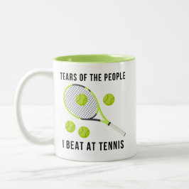 Taza Bicolor Tenis divertida