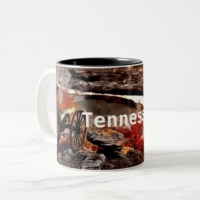 Taza Bicolor Tennessee (Anverso izquierdo)