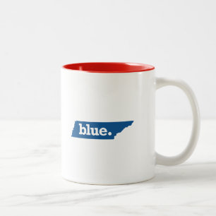 TAZA BICOLOR TENNESSEE ESTADO AZUL