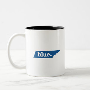 TAZA BICOLOR TENNESSEE ESTADO AZUL