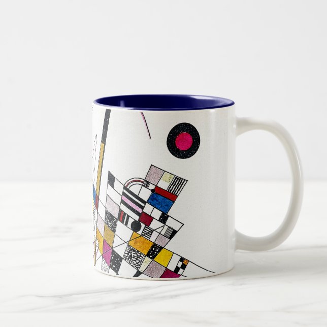 Taza Bicolor Tensión Delicada #85 - Kandinsky (Derecha)