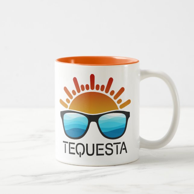 Taza Bicolor Tequesta Florida Gafas de sol (Derecha)