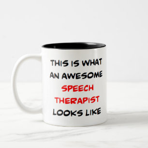 Taza Bicolor terapeuta del habla, impresionante