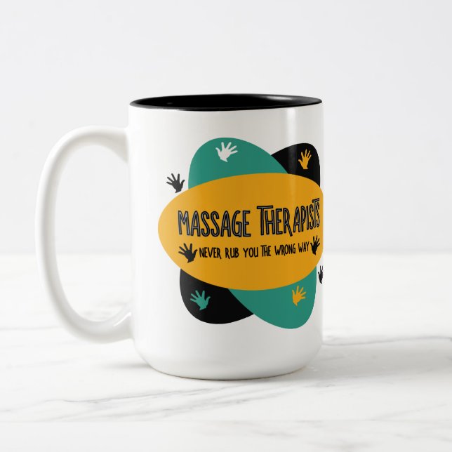 Taza Bicolor Terapéuticos De Masaje Manos Ropa Colorido (Izquierda)