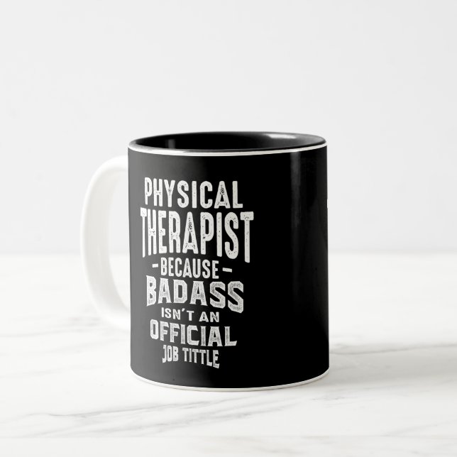 Taza Bicolor Terapia física (Anverso izquierdo)