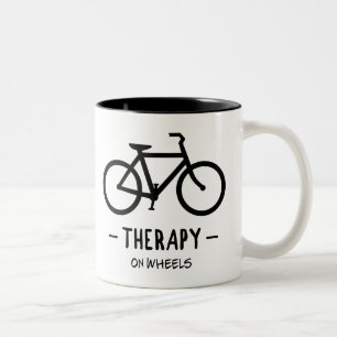 Taza Bicolor Terapia sobre Ruedas