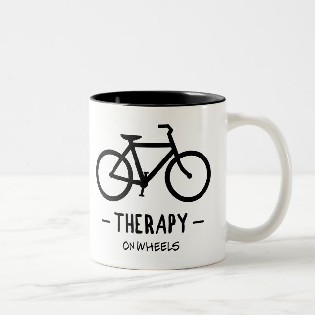 Taza Bicolor Terapia sobre Ruedas (Derecha)