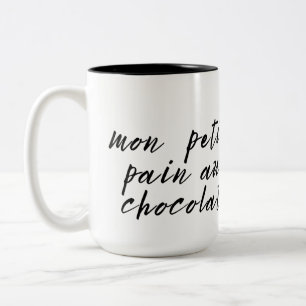 Taza Bicolor Término francés de cariño