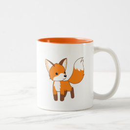 Taza Bicolor Ternita Zorro café Mug