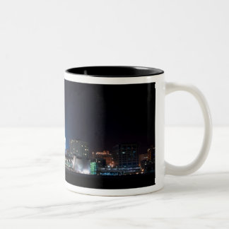 Taza Bicolor Terraza de Monona y capitolio de Madison en la
