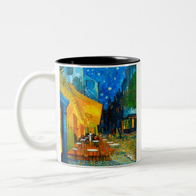 Taza Bicolor Terraza Van Gogh Café de noche (Izquierda)
