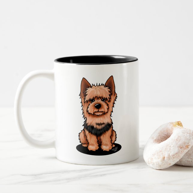 Taza Bicolor Terrier australiano (Con donut)