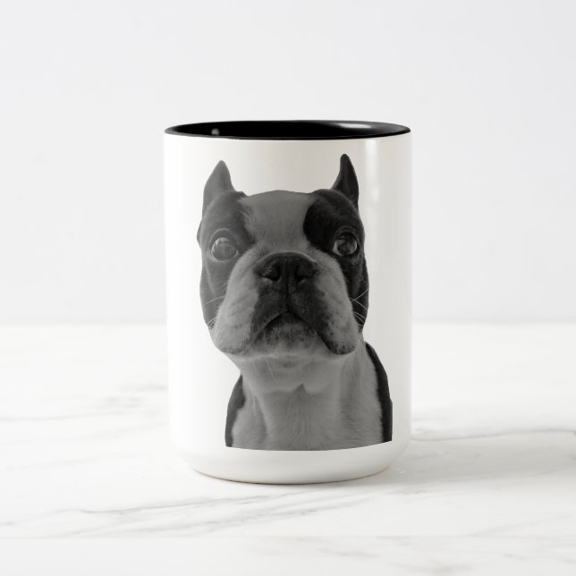 Taza Bicolor Terrier de Boston (Centro)