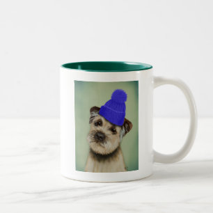 Taza Bicolor Territorio fronterizo con Gorra Bobble azul