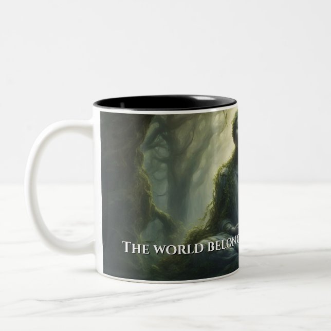 Taza Bicolor Tesoros del Tao Te Ching 018 (Izquierda)