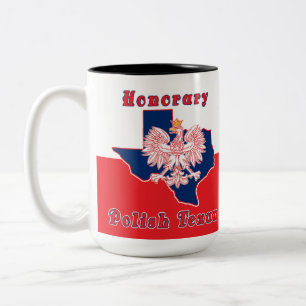 Taza Bicolor Texano polaco honorario