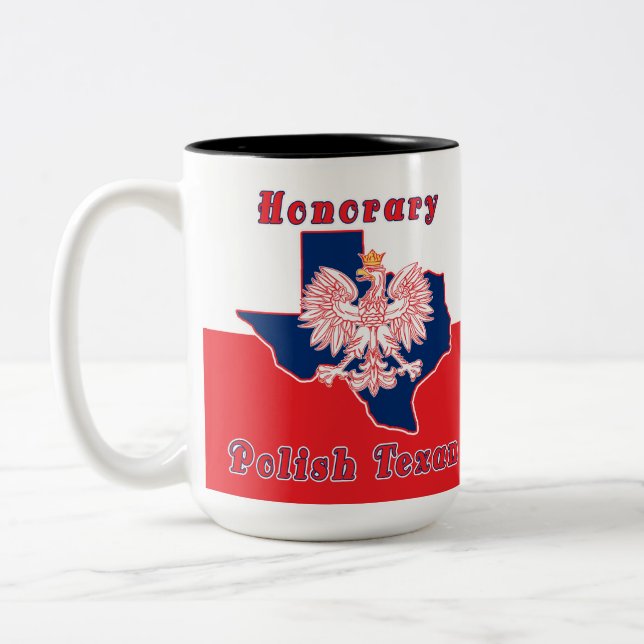 Taza Bicolor Texano polaco honorario (Izquierda)