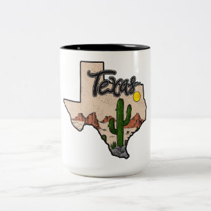 Taza Bicolor Texas