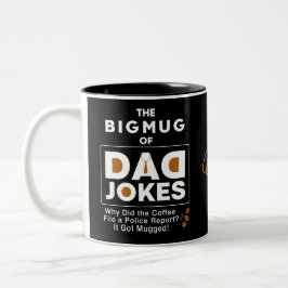 Taza Bicolor Texto de diseño de Chistes de Guay Dad