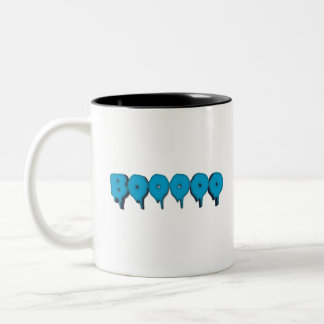 Taza Bicolor texto fantasma gracioso