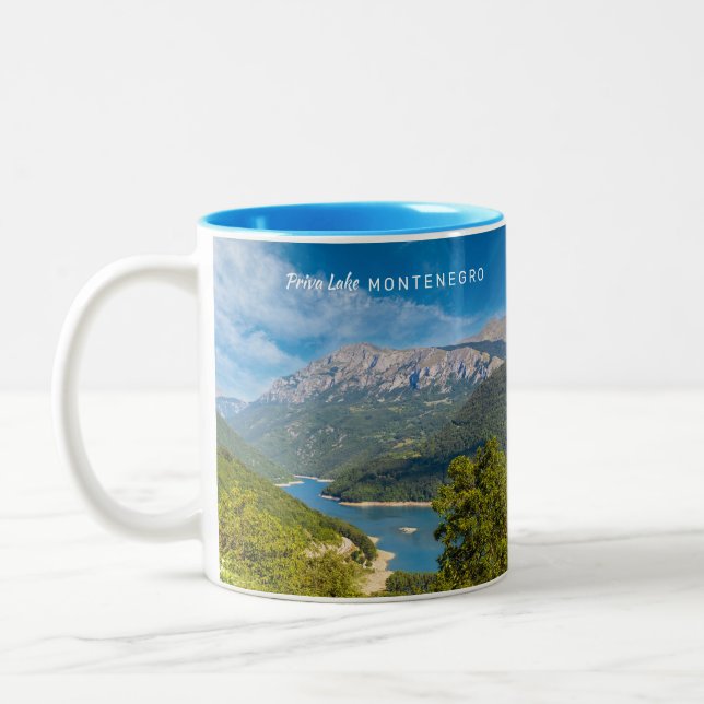 Taza Bicolor Texto personalizado Montenegro (Izquierda)