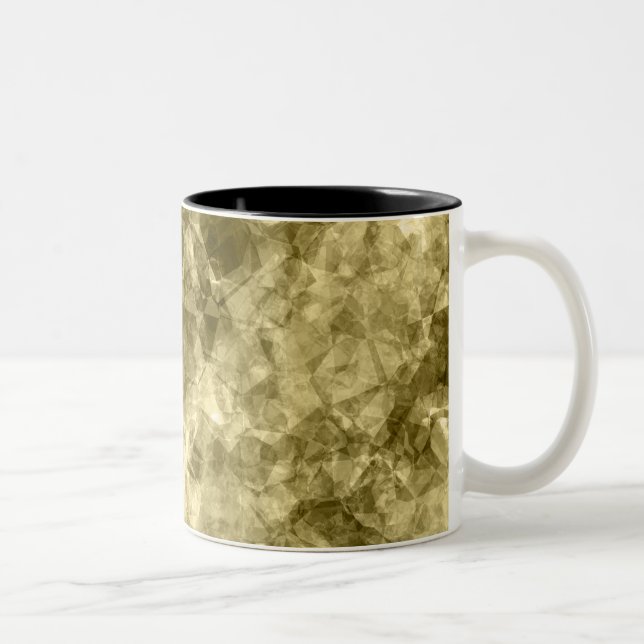 Taza Bicolor Textura en bruto de bronce (Derecha)