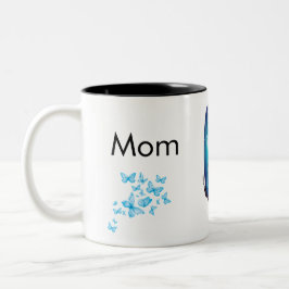 Taza Bicolor Thank you Mom Mug - Mystery Magic Butterflies