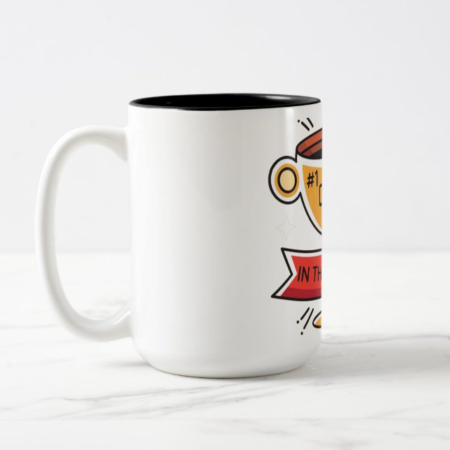 Taza Bicolor the best dad (Izquierda)