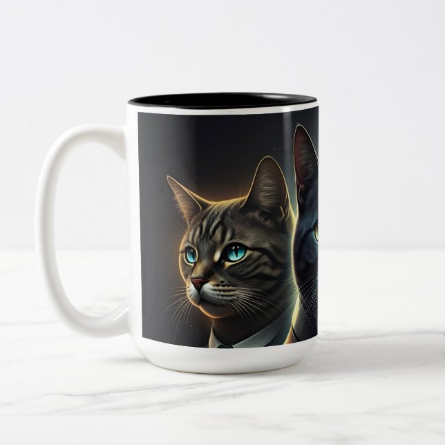TAZA BICOLOR THE CAT (Izquierda)