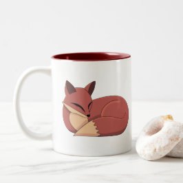 Taza Bicolor The Fox