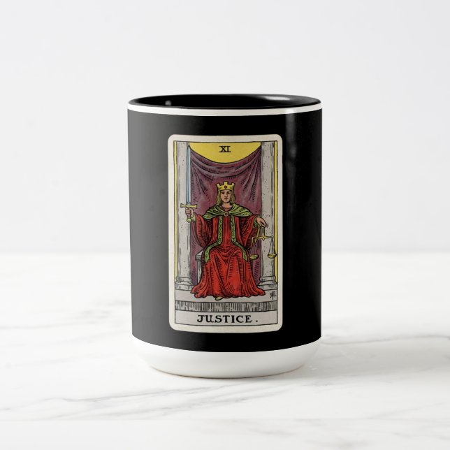 Taza Bicolor The Justice Tarot (Centro)