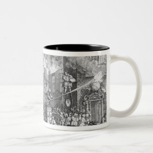 Taza Bicolor The Times, placa I, 1762