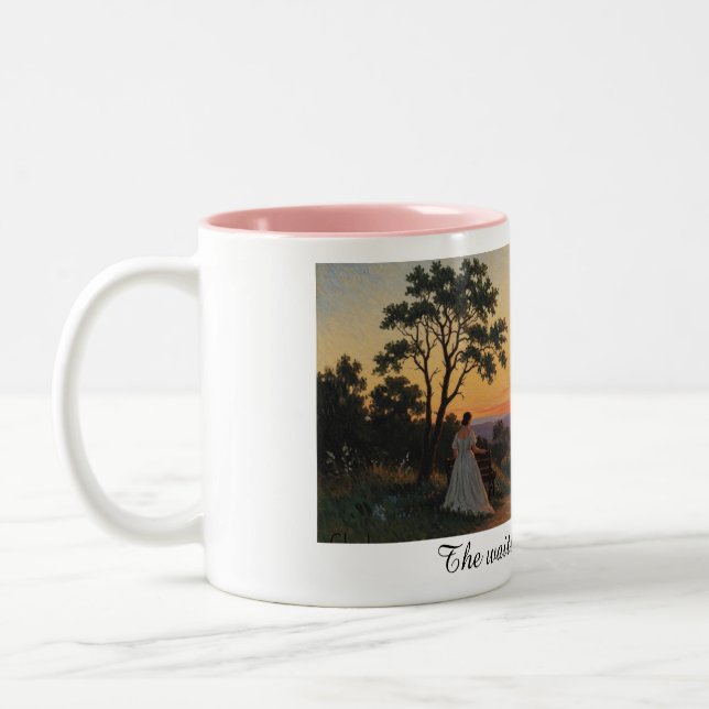 Taza Bicolor The waiting lady mug (Izquierda)