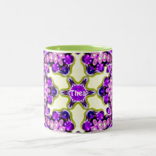 Taza Bicolor THEA ~ Joyas de vintage personalizadas ~