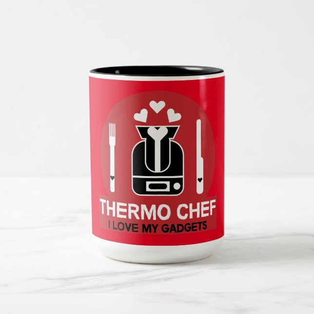 Taza Bicolor Thermo Chef Novedad Kitchen (Centro)