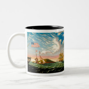 Taza Bicolor Thomas Chambers Boston Harbor