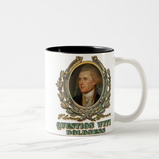 Taza Bicolor Thomas Jefferson (Derecha)