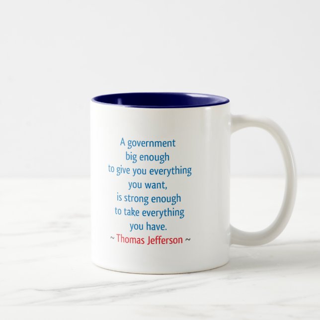 Taza Bicolor Thomas Jefferson #1 (Derecha)