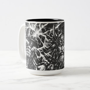 Taza Bicolor Thor — Dios del Trueno Golpeado por la Tormenta