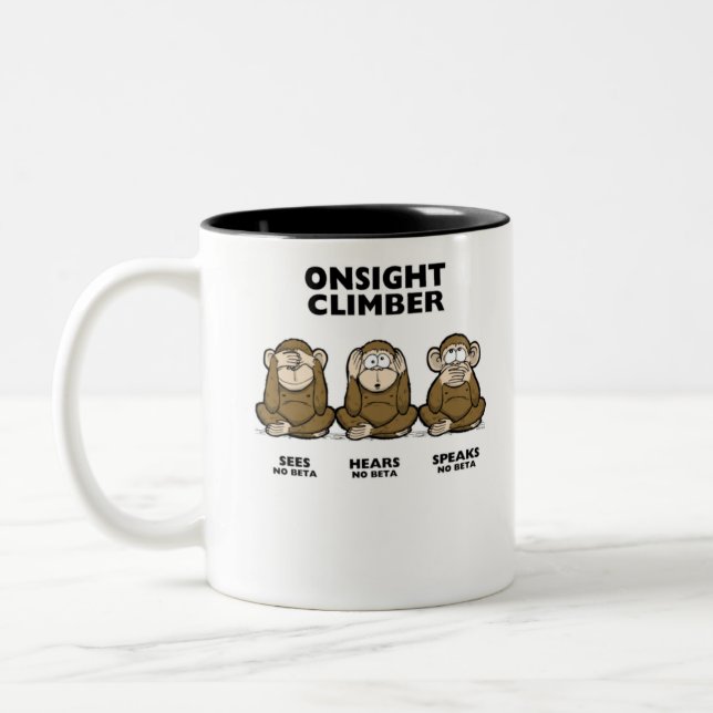 Taza Bicolor Three Wise Monkeys (Izquierda)
