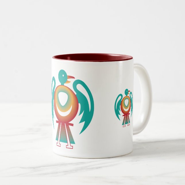Taza Bicolor thunderbird v2 (Anverso derecho)