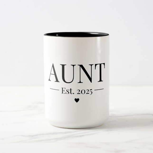 Taza Bicolor Tía Establecida 2025 (Centro)