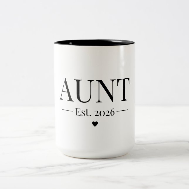 Taza Bicolor Tía Establecida 2026 (Centro)