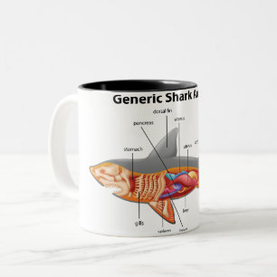Taza Bicolor Tiburón
