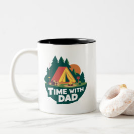 Taza Bicolor Tiempo con papá - Día del padre